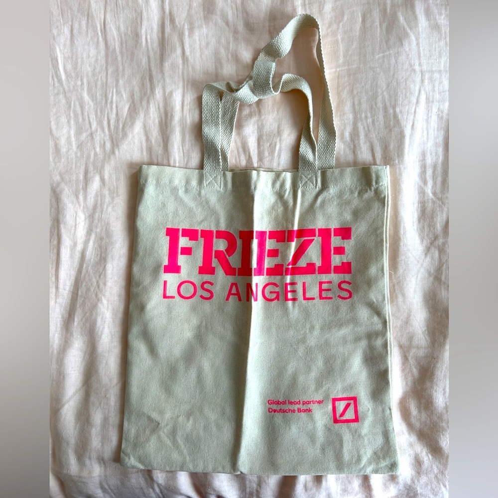 Frieze Los Angeles canvas Tote bag